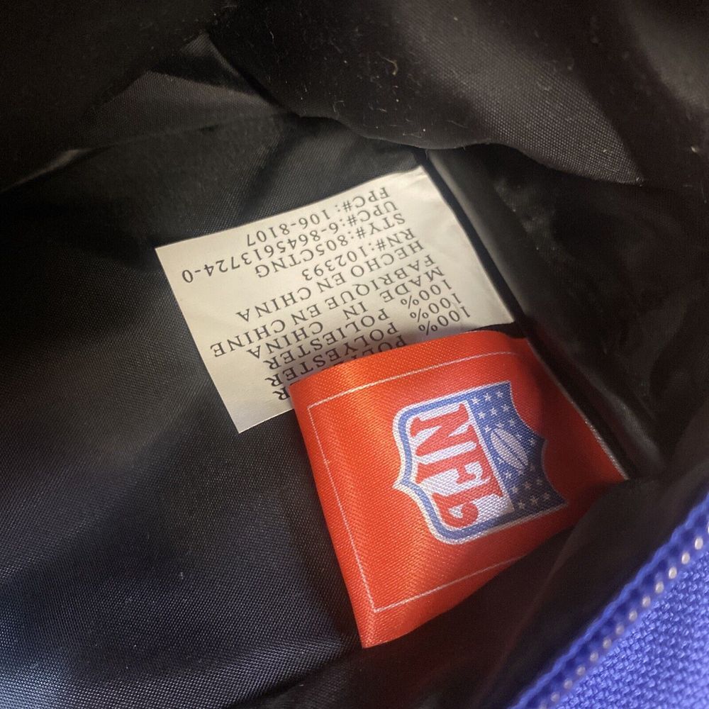 Vintage NY Giants Travel Hand Bag & Wallet NFL Fan Lot - Very Good Cond. - Picture 5 of 9